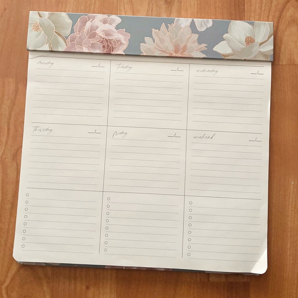 💥 Flora Designer Schedule Pad by Erin Condren